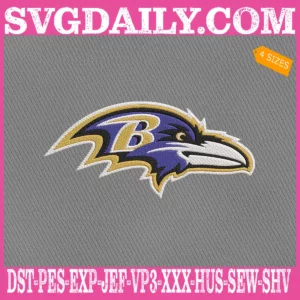 Baltimore Ravens Embroidery Files
