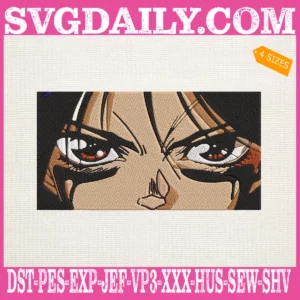 Battle Angel Alita Embroidery Design