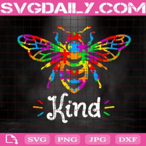 Be Kind Autism Awareness Svg