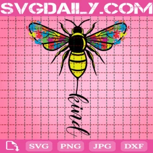 Be Kind Butterfly Puzzle Svg