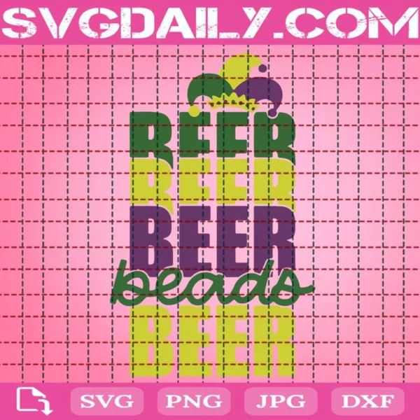 Beer Beer Beer Beads Beer Svg