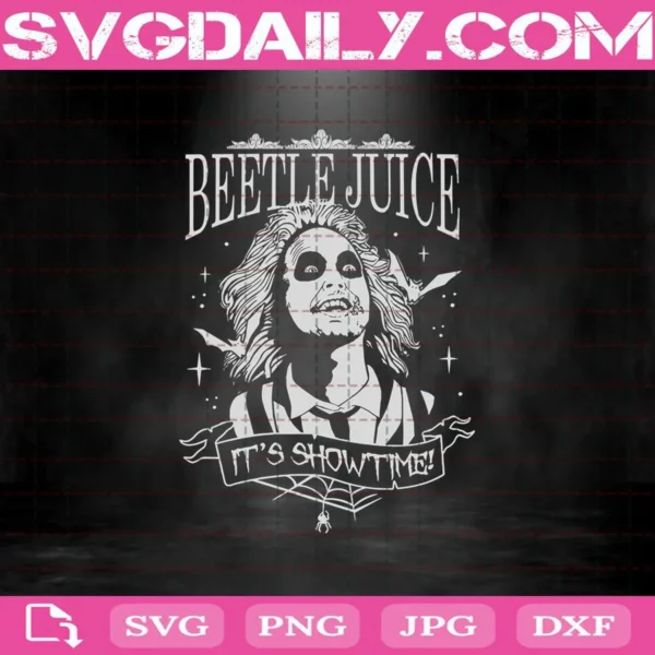 Beetle Juice Gothic Rose Svg