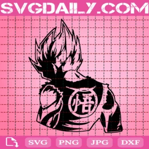 Behind Vegeta Dragon Ball Svg