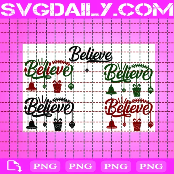 Believe Png, Christmas Png
