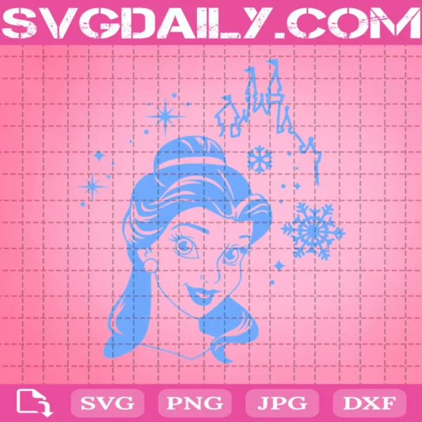 Belle Disney Princess Svg