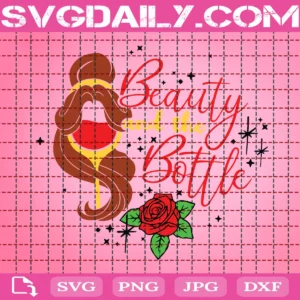 Belle Drinking Glass Svg