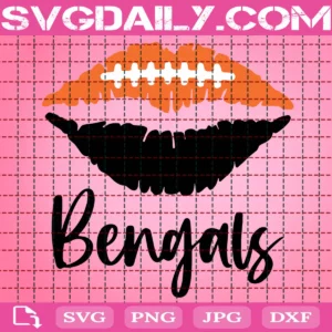 Bengals Lips Svg