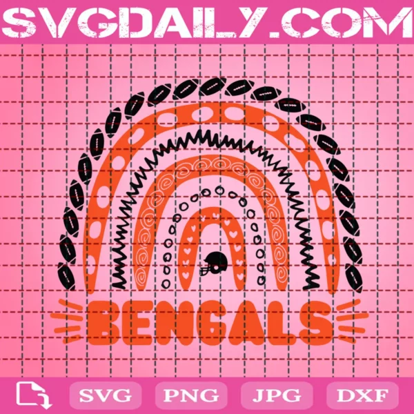 Bengals Rainbow Svg