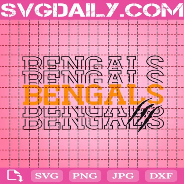 Bengals Svg, Bengals Football Svg