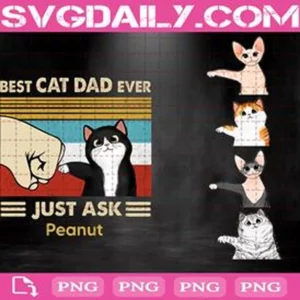Best Cat Dad Ever Png