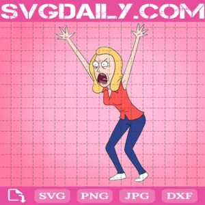 Beth Smith Svg, Rick And Morty Movie Svg