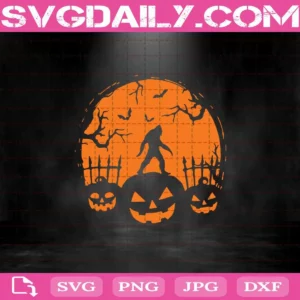 Bigfoot Halloween Hide And Seek Svg