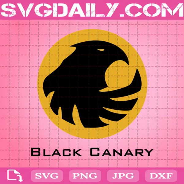 Black Canary Logo Svg