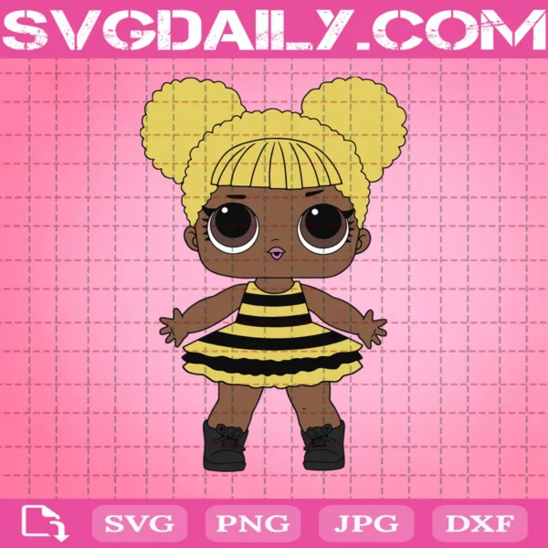 Black Doll Svg, Queen Bee Svg