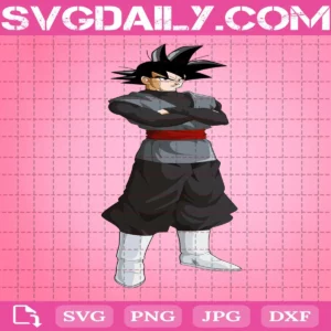 Black Goku Dragon Ball Super Svg