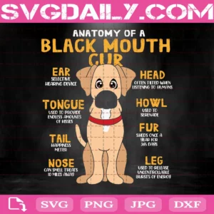 Black Mouth Cur Svg