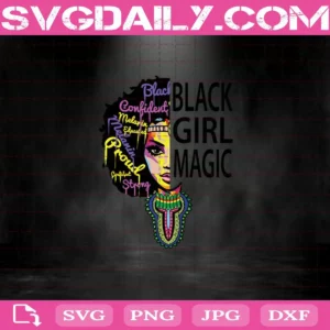 Black Woman Svg, Black Afro Svg