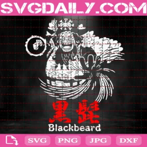Blackbeard One Piece Svg