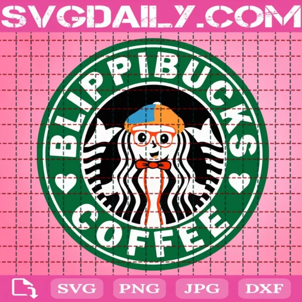 Blippi Buck Coffee Svg