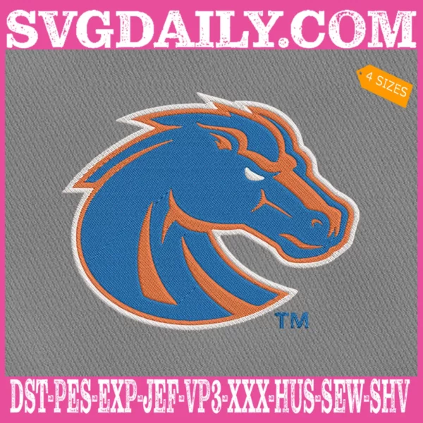 Boise State Broncos Embroidery Machine