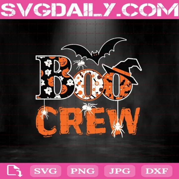 Boo Crew Svg, Halloween Svg