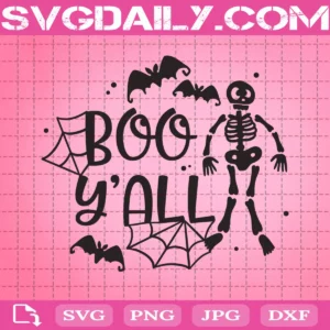 Boo Y'All Svg, Spider Svg