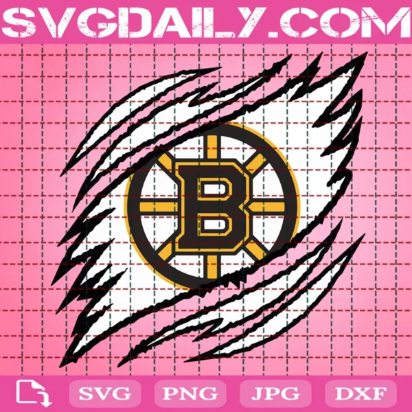 Boston Bruins Claws Svg