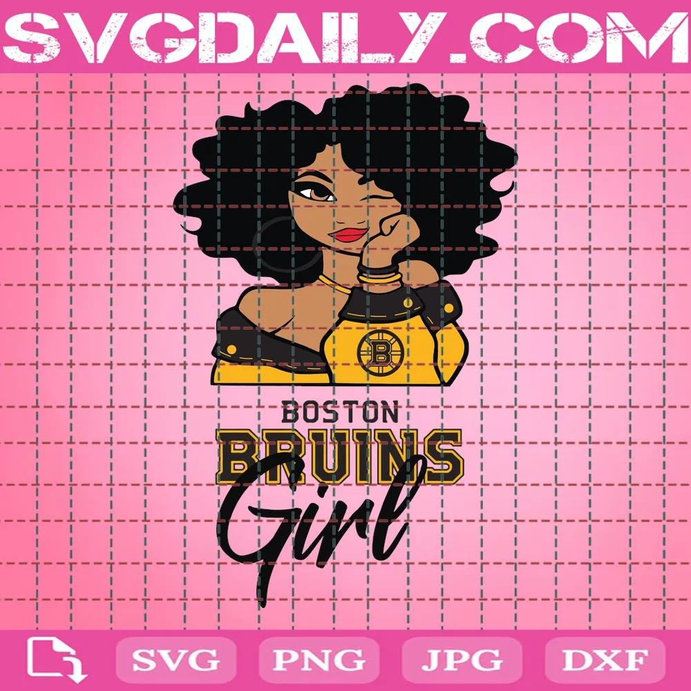 Boston Bruins Girl - Daily Free Premium Svg Files
