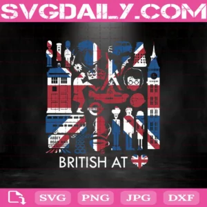 British At Heart Svg