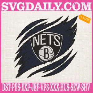 Brooklyn Nets Embroidery Design