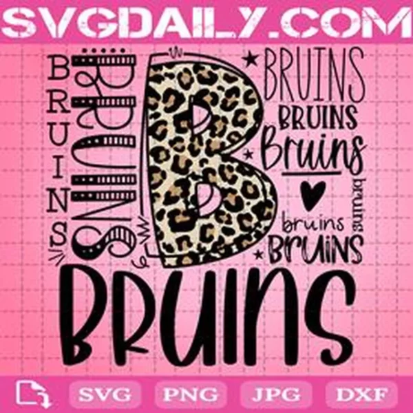 Bruins Svg, Typography Svg
