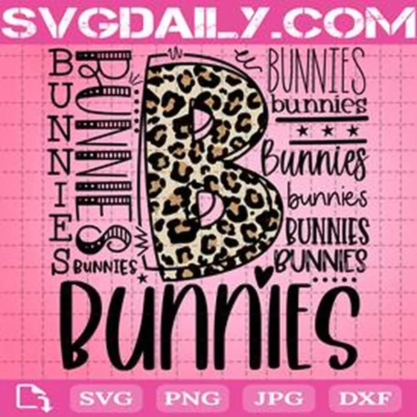 Bunnies Svg, Typography Svg