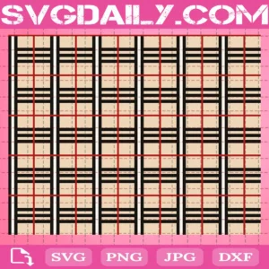 Burberry Plaid Pattern Svg