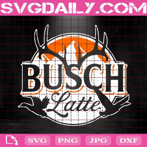 Busch Latte Svg, Busch Beer Logo Svg