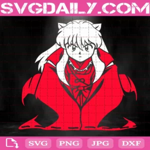Buzo Cuello Redondo Inuyasha Svg