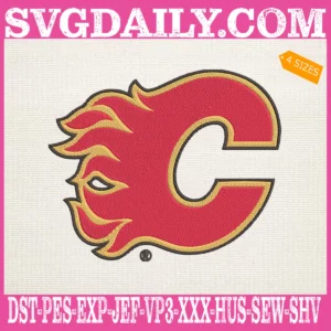 Calgary Flames Embroidery Files