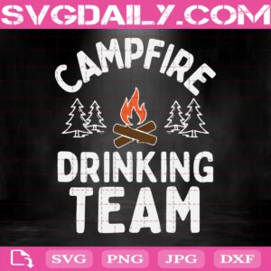 Campfire Drinking Team Svg