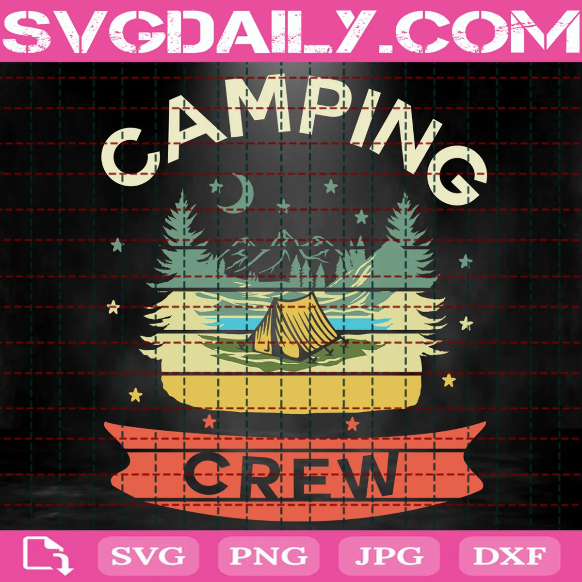Camping Crew Svg