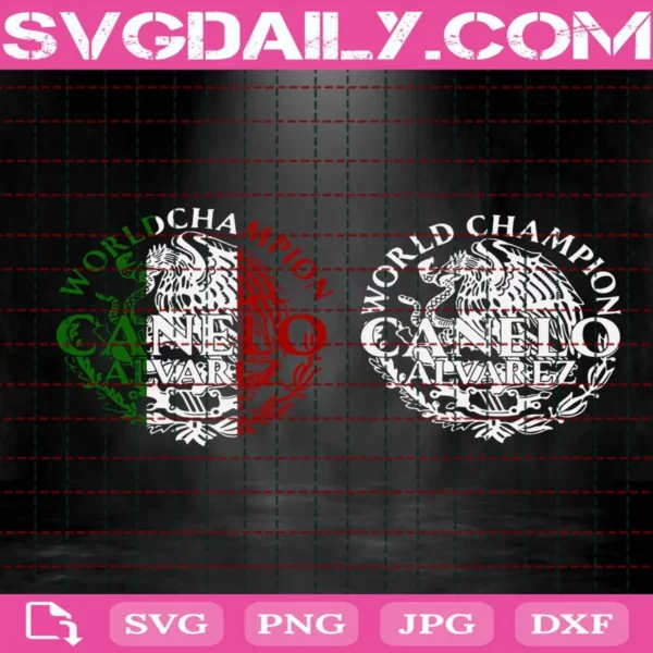 Canelo Alvarez World Champion Svg