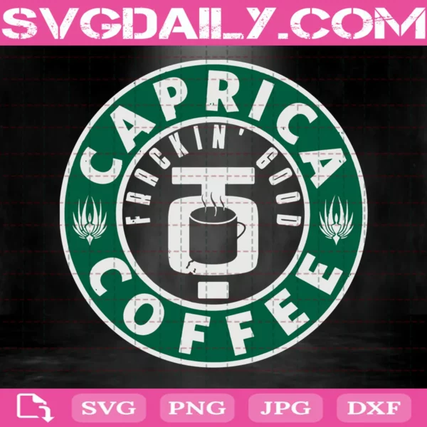 Caprica Coffee Svg