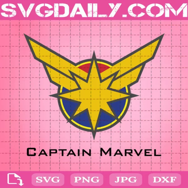 Captain Marvel Logo Svg