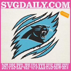 Carolina Panthers Embroidery Design