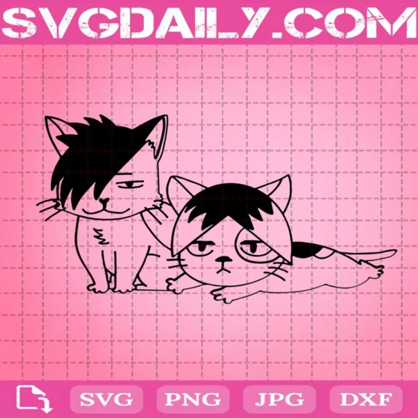 Cat Anime Svg, Anime Manga Svg