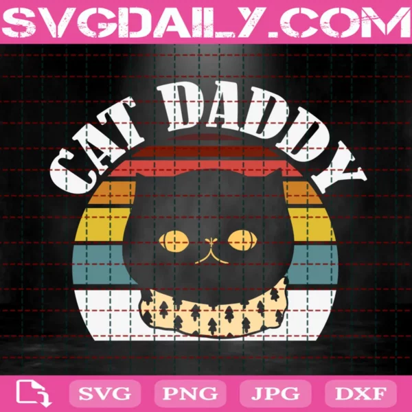 Cat Daddy Svg, Cat Svg