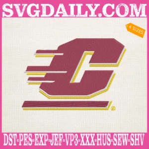 Central Michigan Chippewas Embroidery Machine