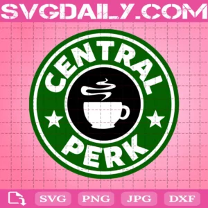 Central Perk Coffee Svg
