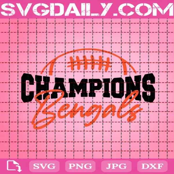 Champions Bengals Svg