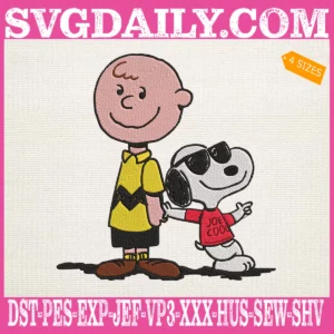 Charlie Brown And Snoopy Embroidery Files