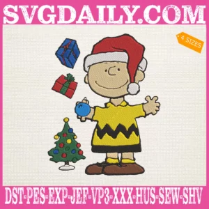 Charlie Brown Christmas Embroidery Files