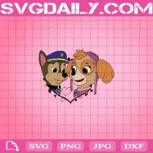 Chase And Skye Falling In Love Svg